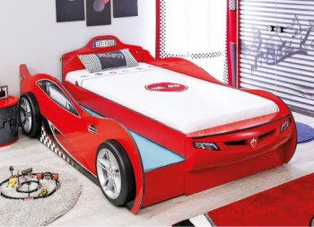 CARBED Кровать-машина Coupe с выдвижной кроватью Red 20.03.1306.00 в Черновке - chernovka.mebel54.com | фото