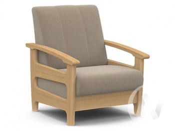 Кресло для отдыха Омега (бук лак/CATANIA LATTE) в Черновке - chernovka.mebel54.com | фото