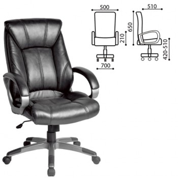 Кресло офисное BRABIX Maestro EX-506 (черный) в Черновке - chernovka.mebel54.com | фото