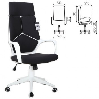 Кресло офисное BRABIX Prime EX-515 (черная ткань) в Черновке - chernovka.mebel54.com | фото